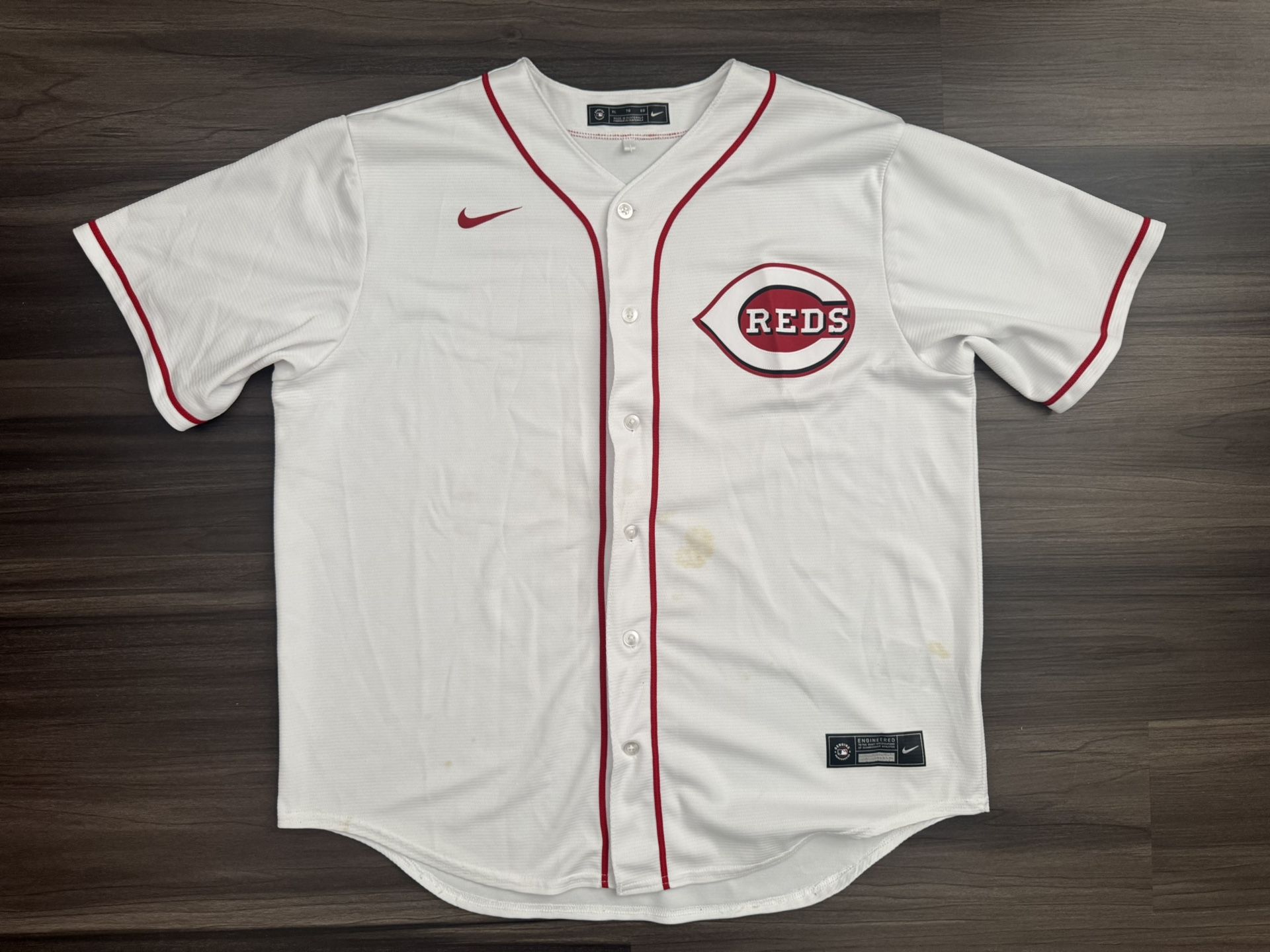 Nike Engineered Cincinnati Reds 2021 MLB Stitched Sewn Logo Jersey Adult XL