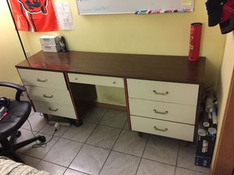 Desk with drawers