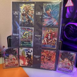 One Piece Convention Exclusive Foil New Bandai Card Fest Set Luffy P-043 Promo