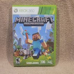 MINECRAFT XBOX 360 EDITION (2012) IMAGINE CRAFT BUILD OPEN WORLD SANDBOX MICROSOFT VIDEO GAME DISK