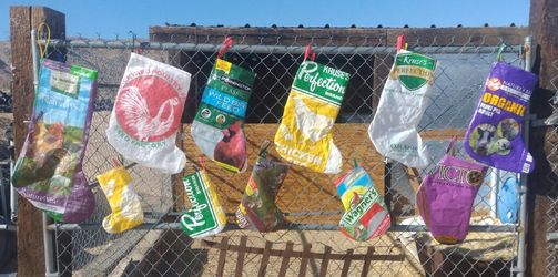 Feed Bag Christmas Stockings