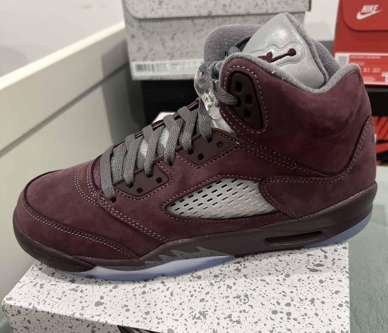 Air Jordan 5 Retro SE ( GS ) Burgundy
