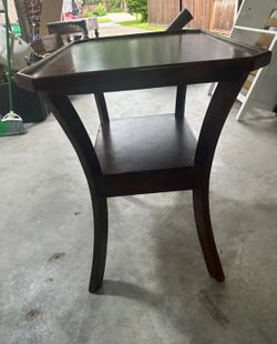 🪵 Elegant Wooden Bar Table✨ 