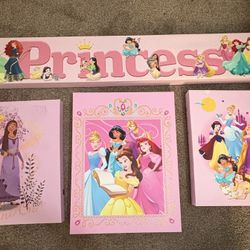 Disney princess Canvas Picture Frames