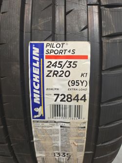 (1) Michelin 245/35 ZR20  NEW $100
