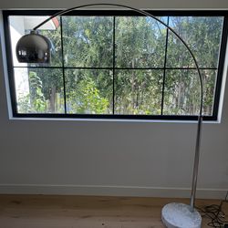 Arc floor lamp (marble base)