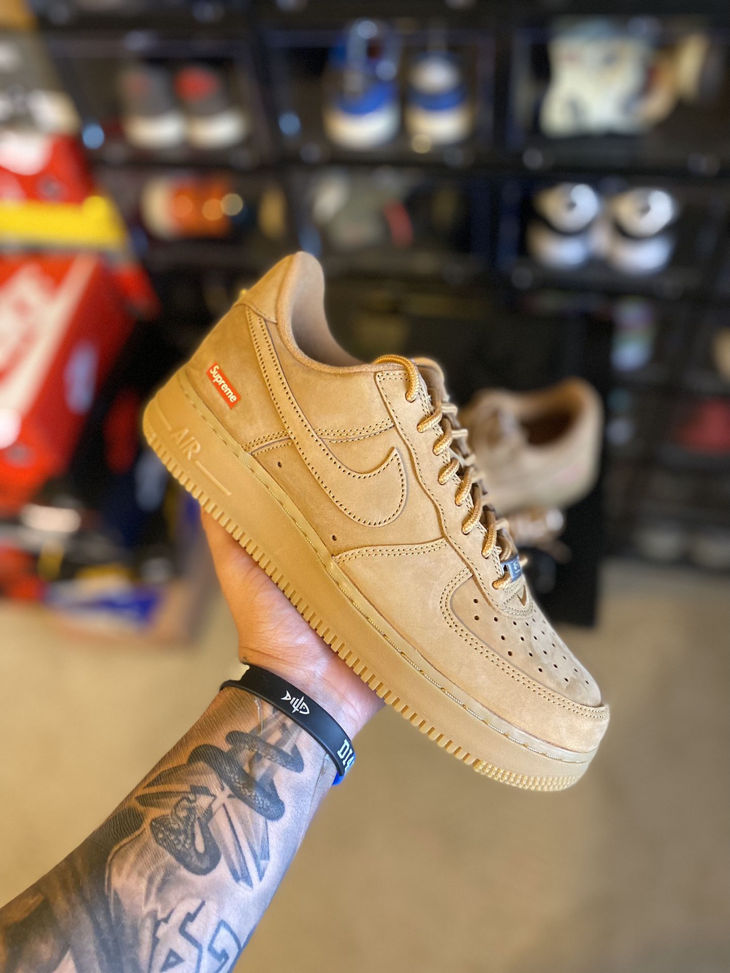 Nike Nike Air Force 1 Low Supreme Wheat  Size 8 Available For Immediate  Sale At Sotheby's