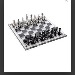 Z Gallerie Acrylic Chess Set