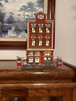 Dept 56 Heritage Christmas In The City “Washington Street Post Office”