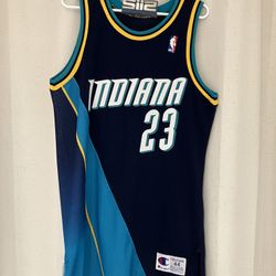 Vintage Original Prototype Sample Rare 90s Indiana Pacers Basketball Jersey 44+3