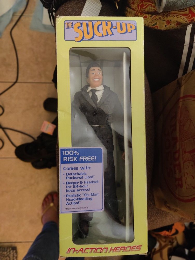 Vintage Rare Suck-up animatronic Doll