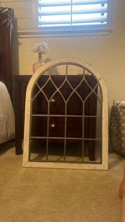 Arched Window Frame Wall Decor