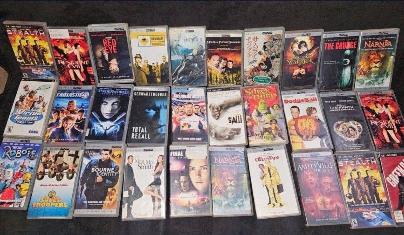 Psp Games And Movies $600 For All Of Them