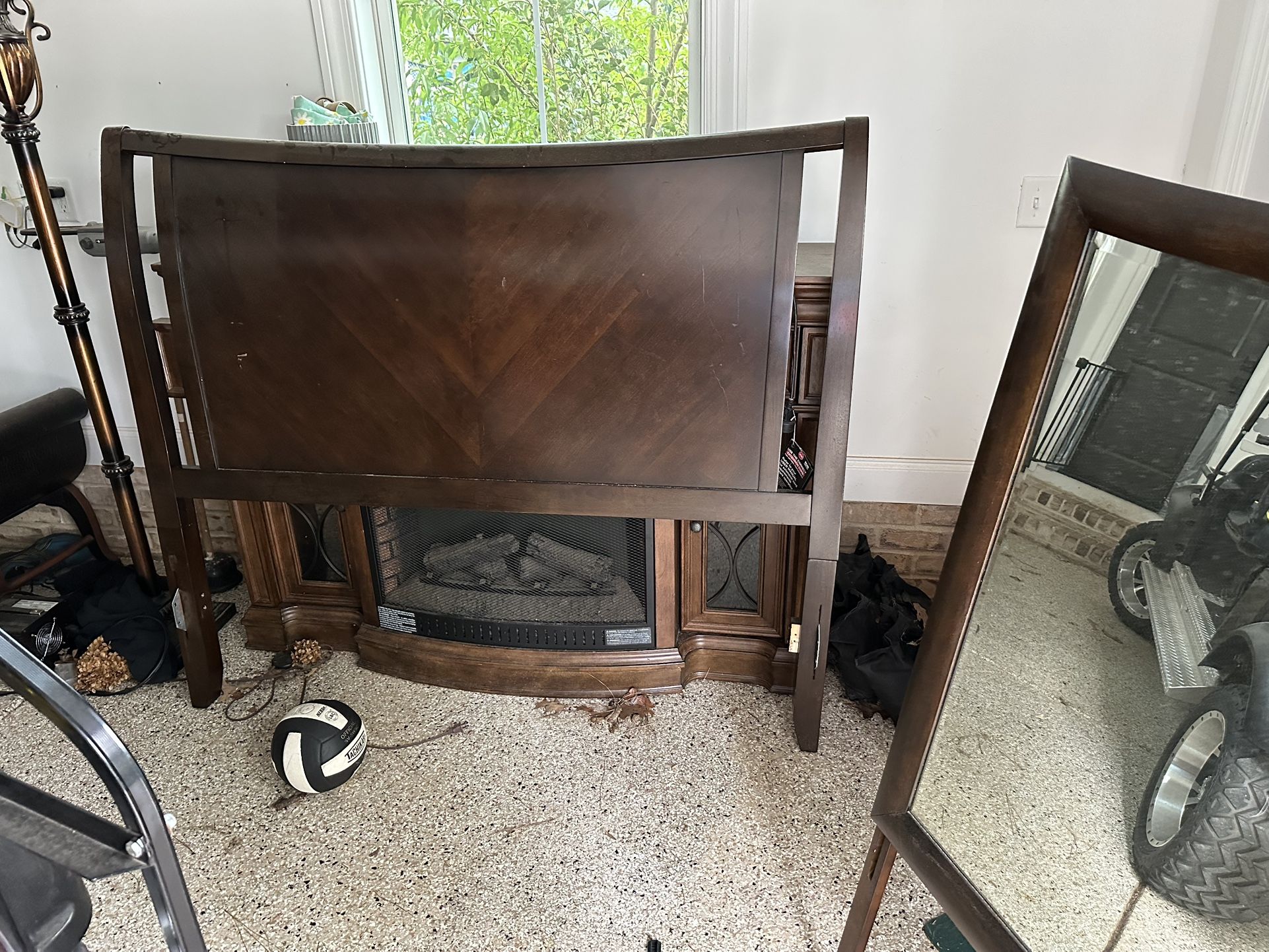 Headboard and Mirror