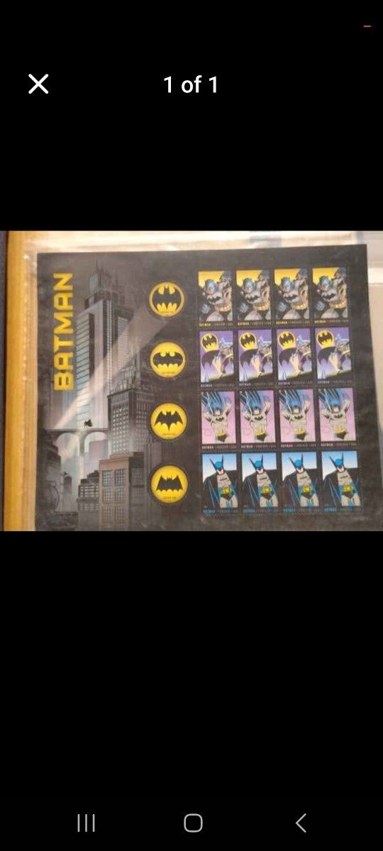 75th Anniversary Batman Stamp Set