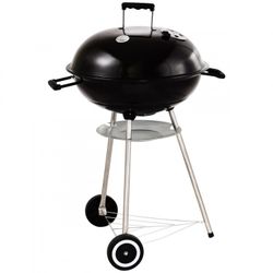 NEW 18.5" Kettle Charcoal Grill with Wheels Outdoor Use