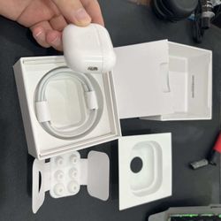 Apple AirPods Pro 2nd generation with MagSafe Wireless Charging Case - White