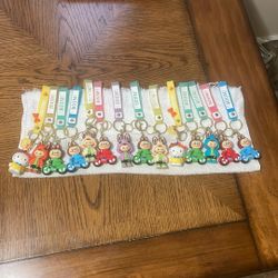 Labubu And Hello Kitty Key Chains 