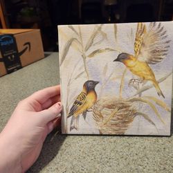 Bird Print Canvas