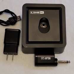 LINE 6 RELAY G10 DIGITAL WIRELESS GUITAR SYSTEM IN BLACK COLOR. 