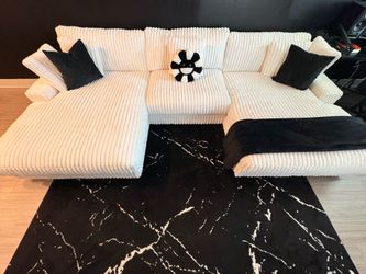 Double chaise Crème Couch