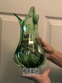Egermann glass vase
