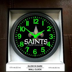 Saints Glow In The Dark Wall Clocks, 1966 Chevy C10 1970 Chevy Chevelle Mushrooms 1969 Challenger