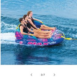 Towable Inflatable Tube Boat Toy Wow