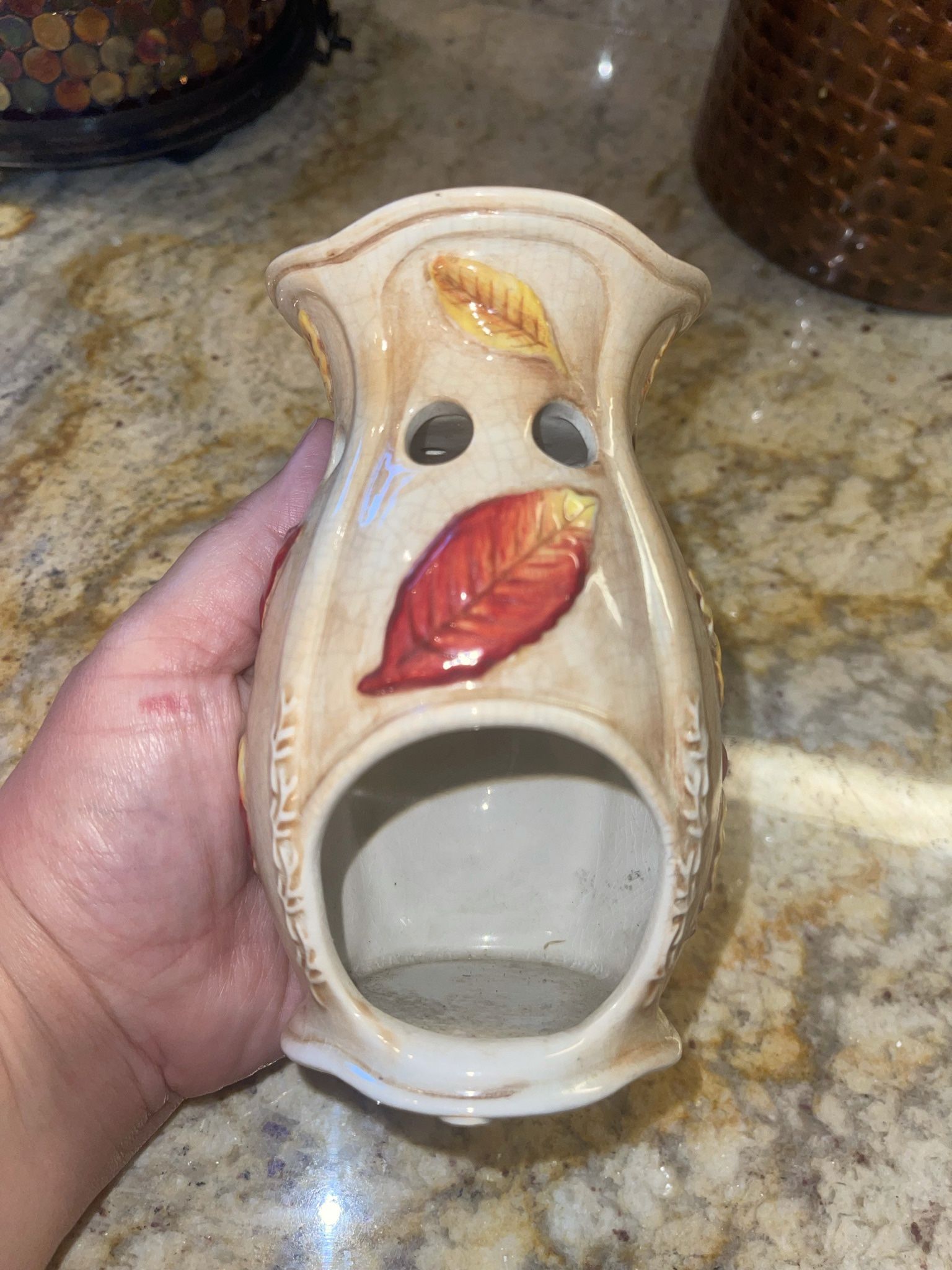 HOME DECOR - Yankee Candle Autumn Leaves Oil or Tart Warmer