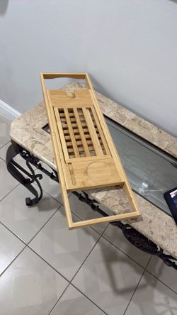 Bamboo tub tray