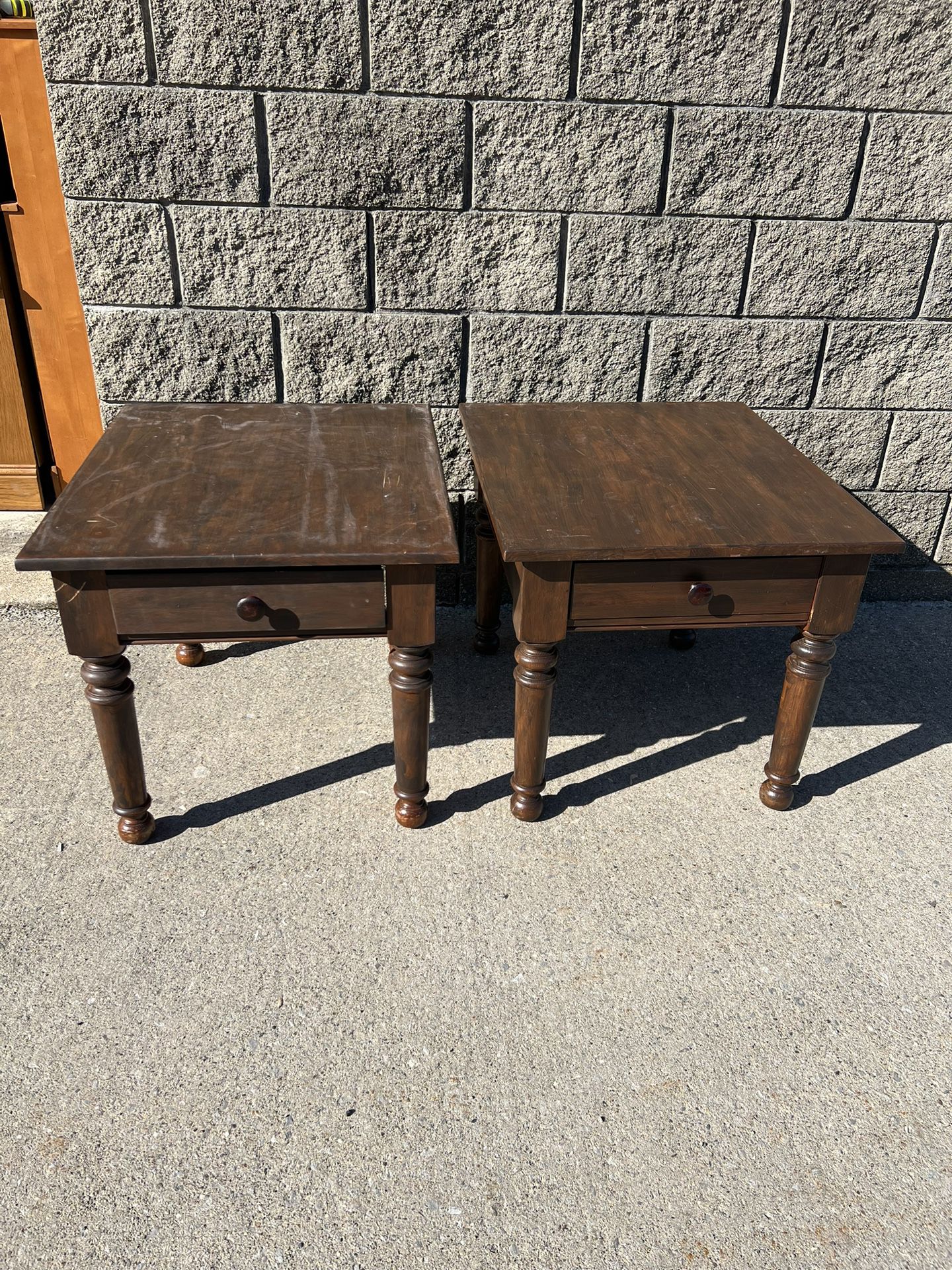 Pennsylvania House matching end tables 