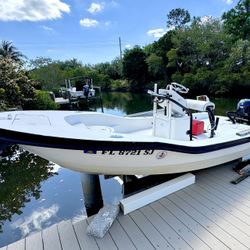 Great River And Sandbar Boat