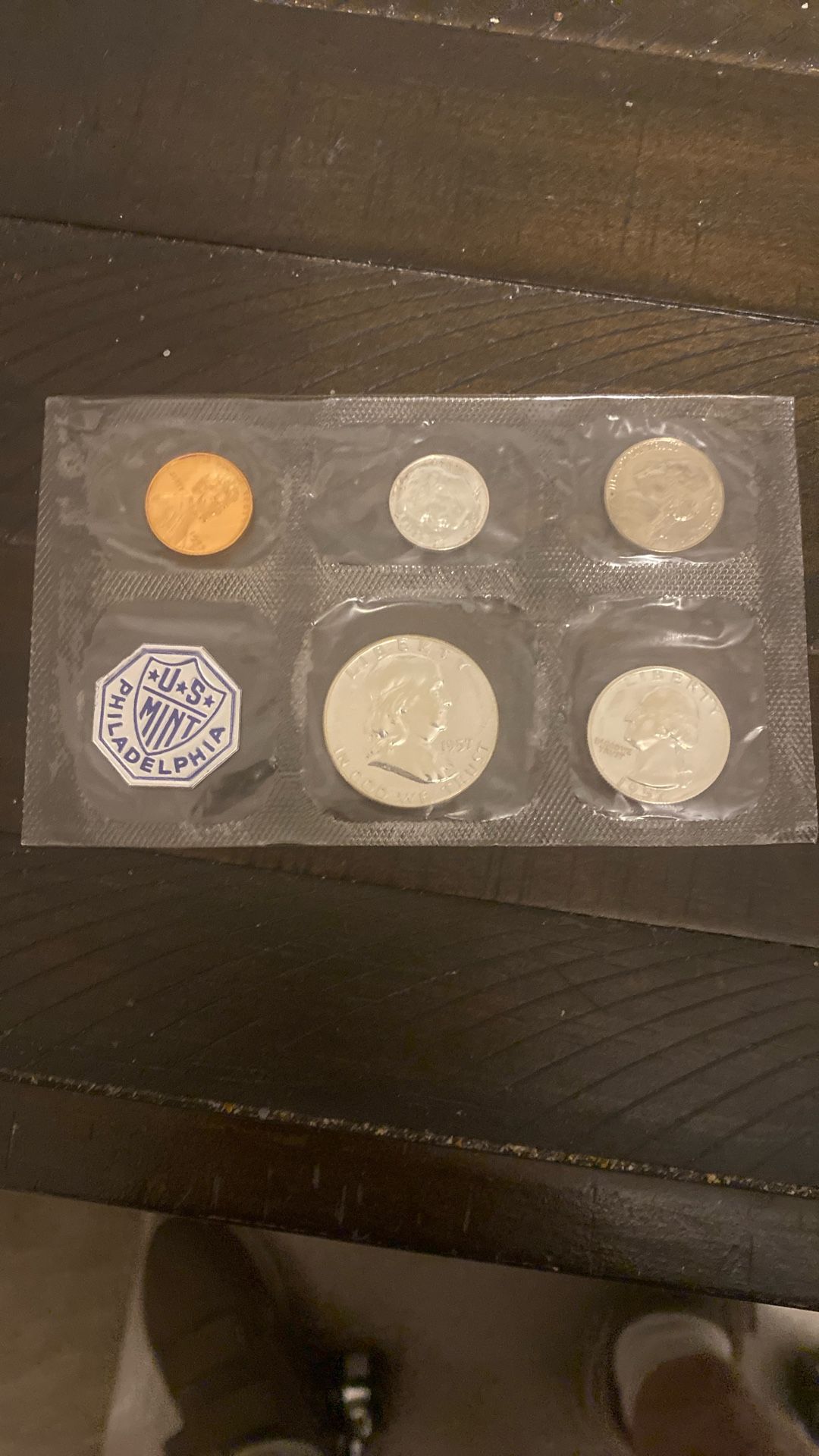 1957 U S mint set.