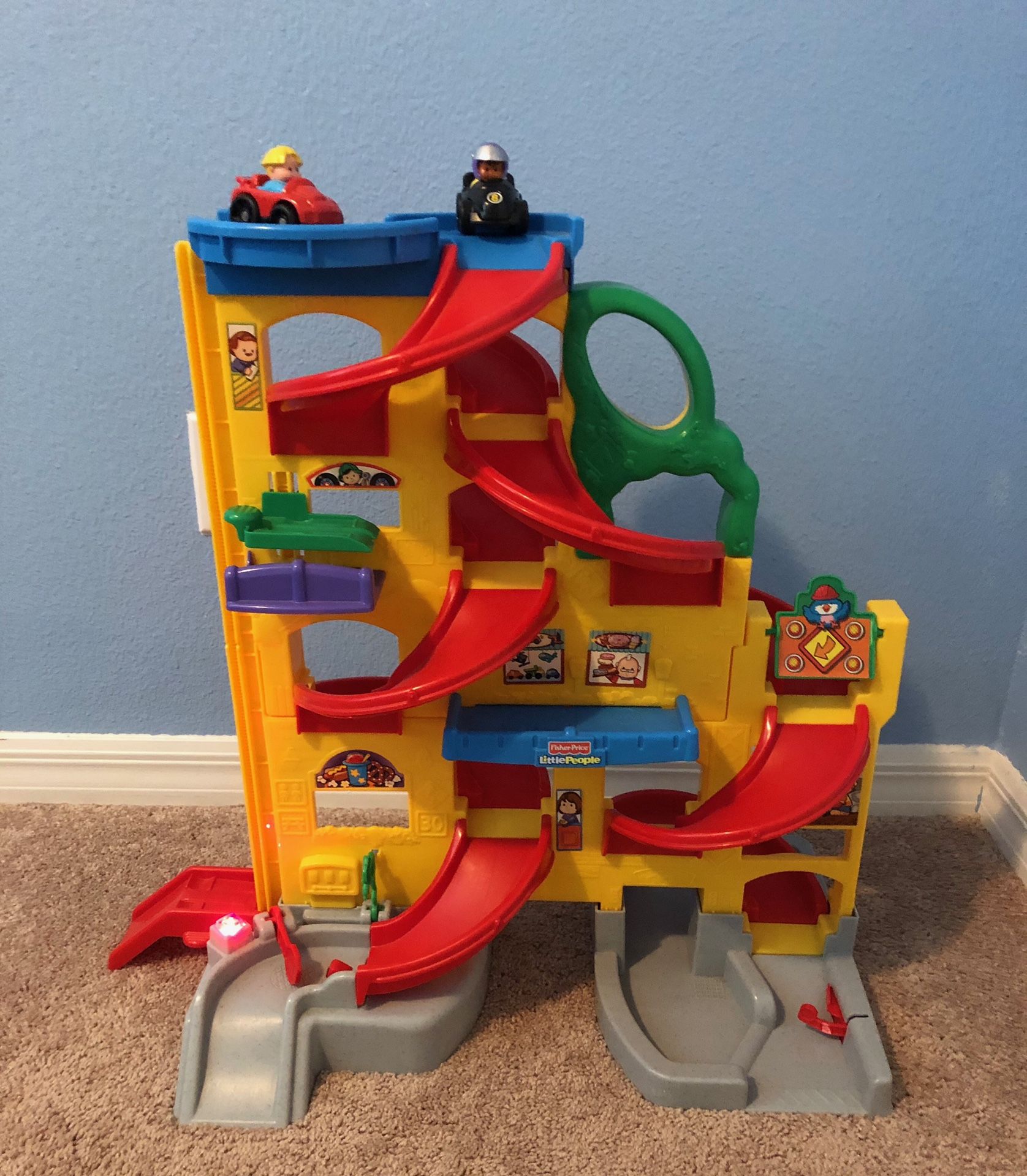 Fisher Price Stand Play Car ramp way
