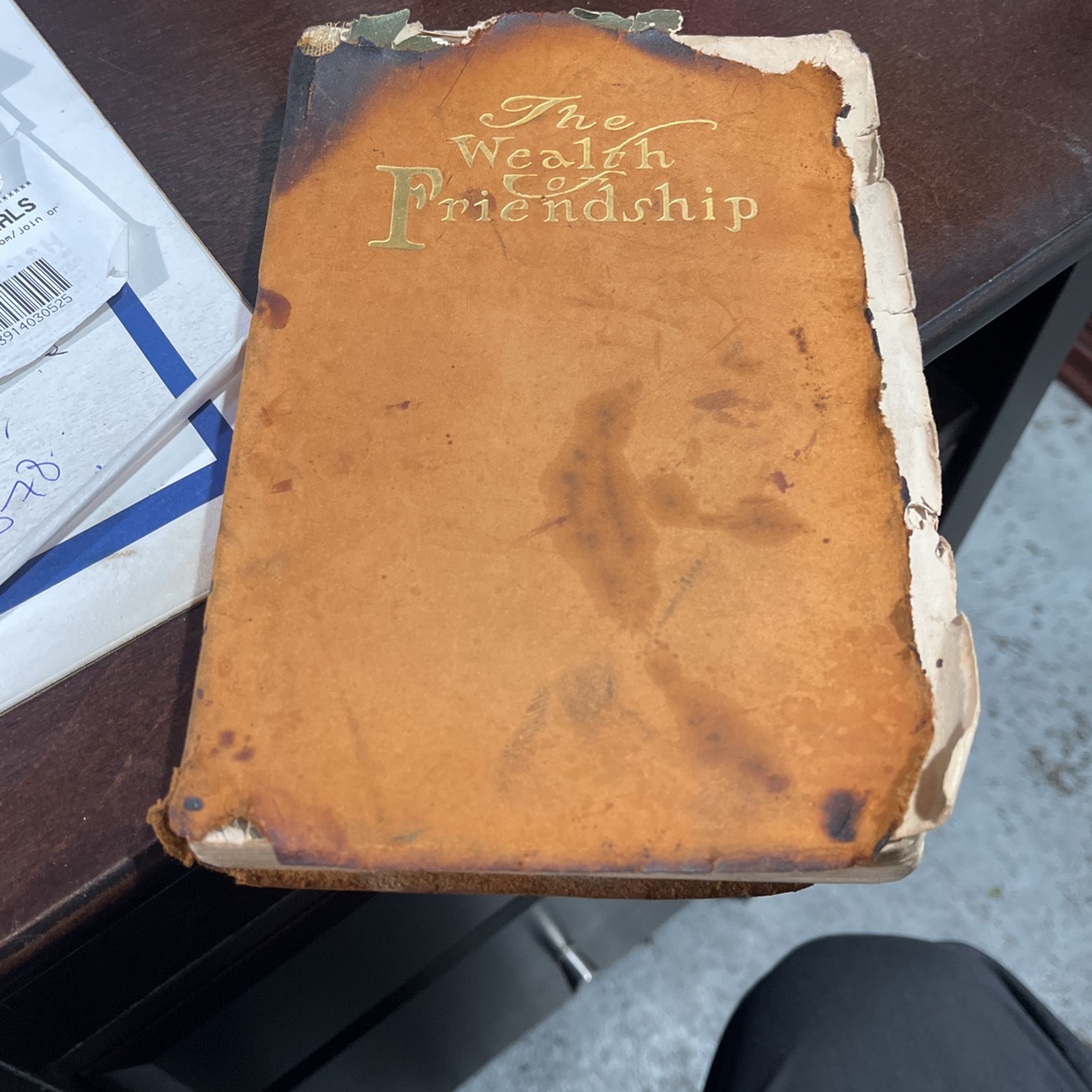 Antique book With dedication From 1910