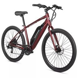 Schwinn Regent 27.5" Adult Hybrid Bike - Dark Red