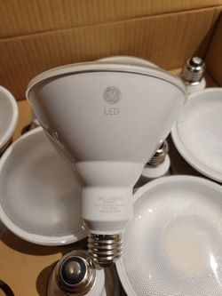 GE 90W LED PAR38 Floodlight Daylight, 12-pack bulbs