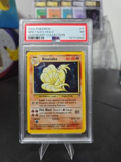 PSA 7 Ninetales Holo Legendary Collection #17