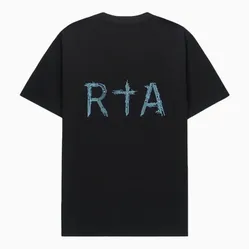 RTA: LIAM REGULAR FIT SHORT SLEEVE TEE BLACK CIRCUIT CROSS