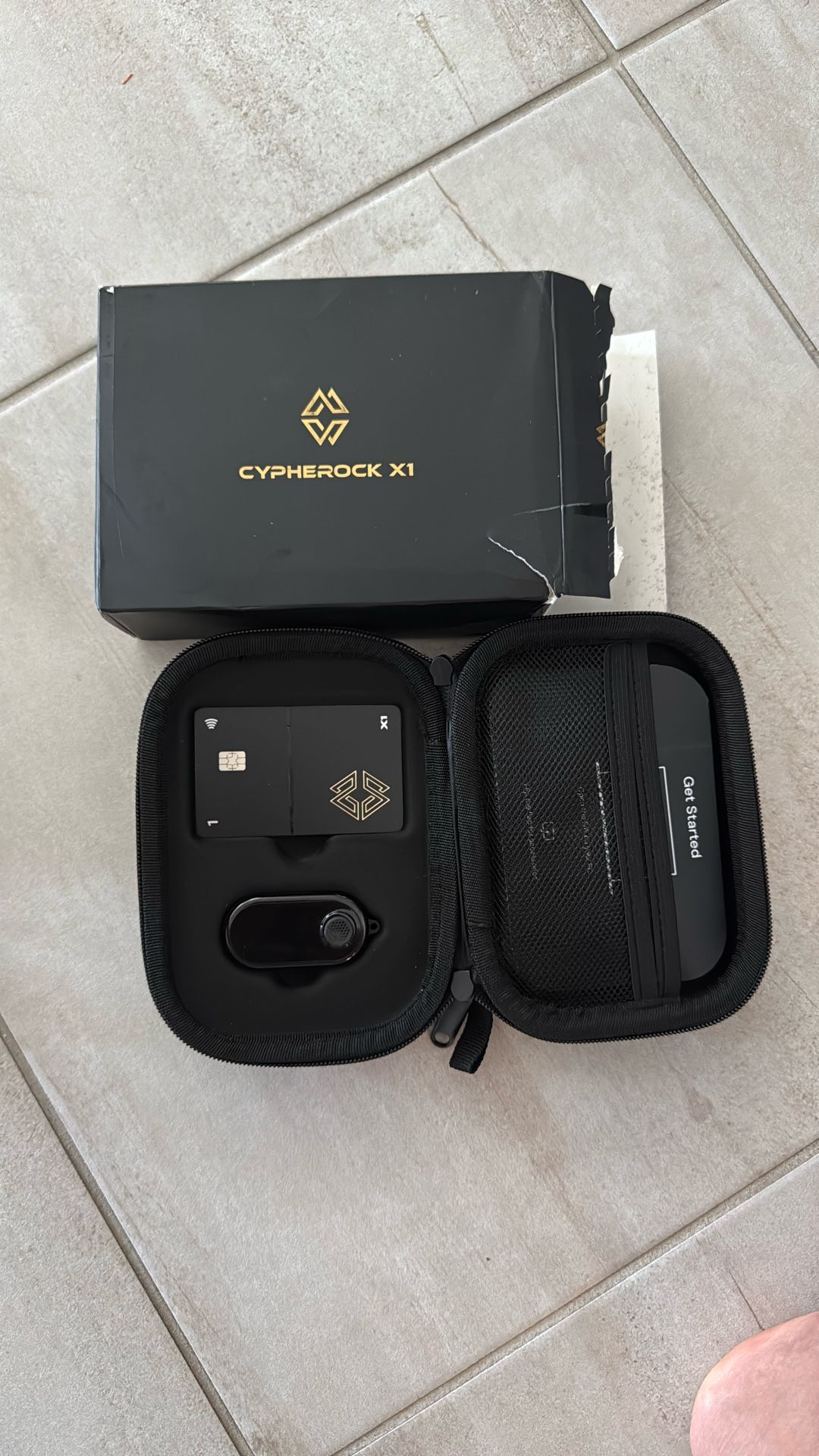 Cypherock X1 Crypto Hardware Wallet, Raisin Black