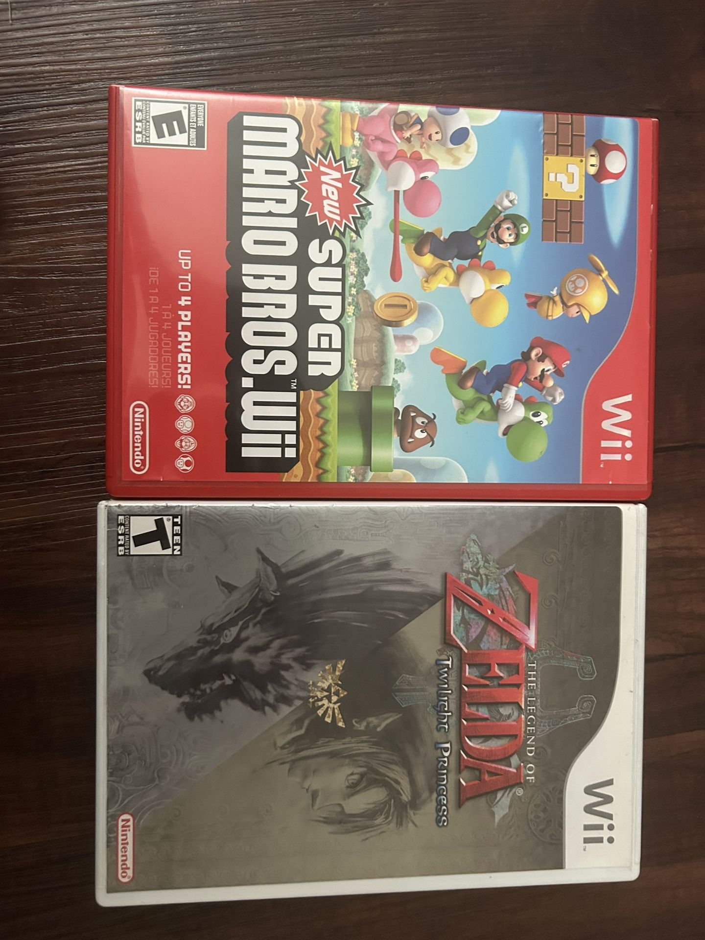 Wii Games (The Legend Of Zelda Twilight Princess) (Super Mario Bros.Wii