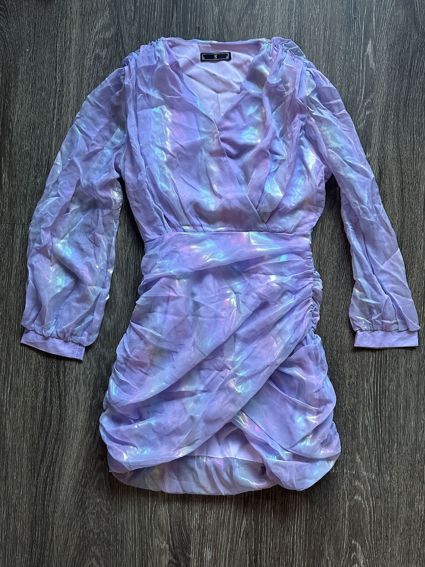 💜🌈 Purple rainbow mini dress – Size Small