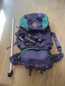 Lowe Alpine Backpacking Backpack Rucksack With Sleeping Bag