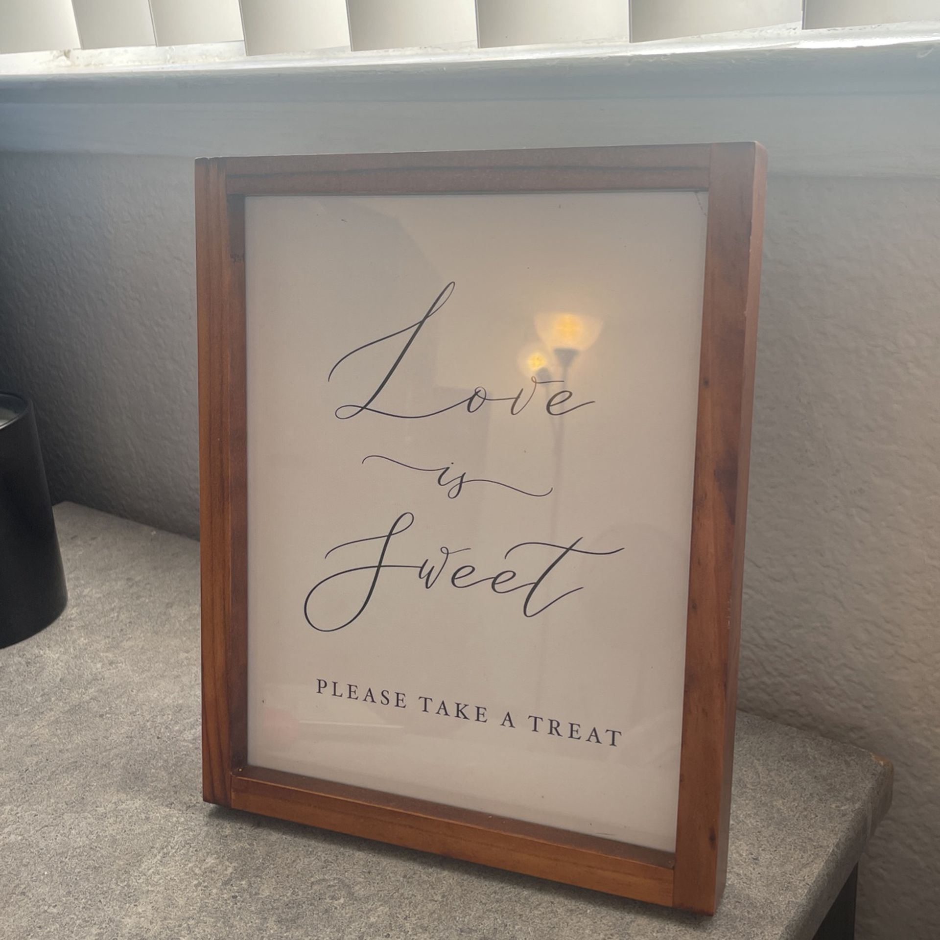 Love Is Sweet Sign