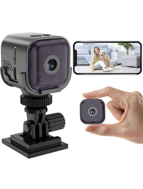 Brand New Spy Camera Hidden Camera, Mini Spy Camera Hidden Camera, 1080P Wireless 360° WiFi Wireless Camera, AI Motion Detection Alerts, Mini Security