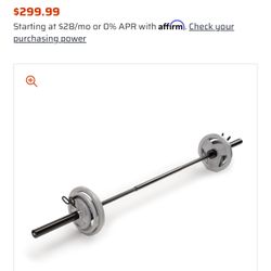 MARCY 110lb Olympic Weight Set 