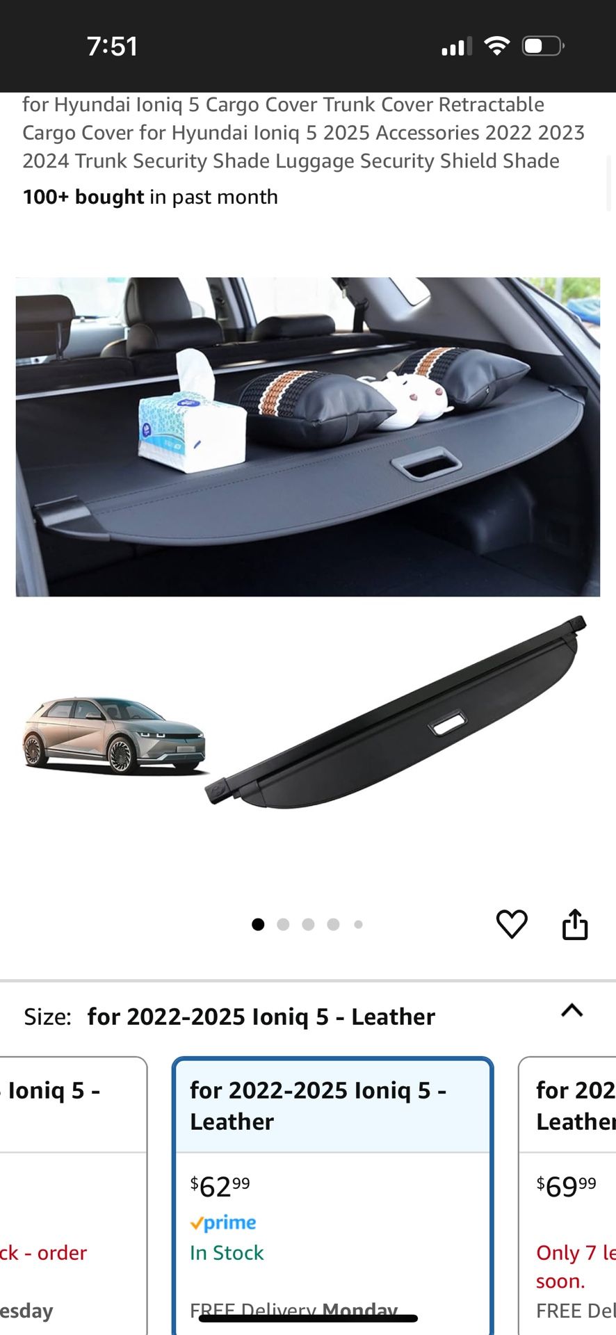 Hyundai Ionia 5 Privacy Cover