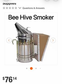 2 Never used Stainless Steel Bee Hive Smokers