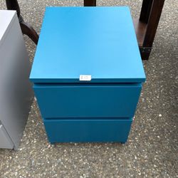 Blue IKEA Nightstand