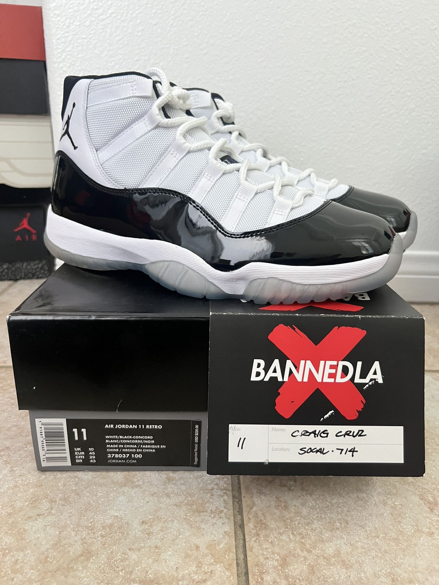 2018 Jordan concord 11s